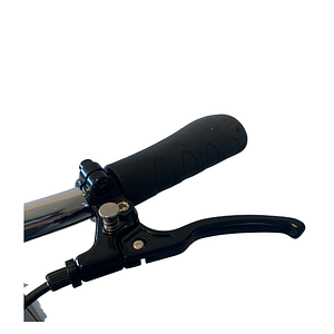 Compact Knee scooter close up brake