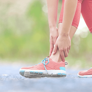 supporting a sprained ankle